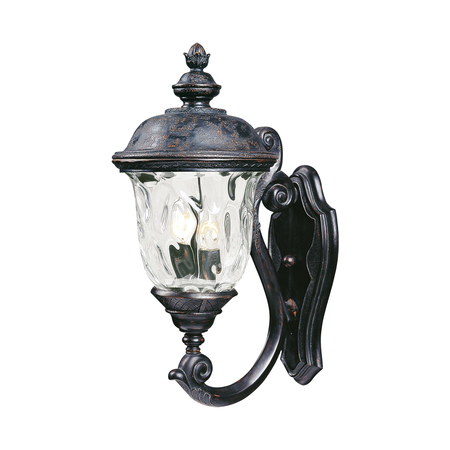 MAXIM Carriage House 2-Light 9" Wide Oriental Bronze Outdoor Wall Sconce 3423WGOB